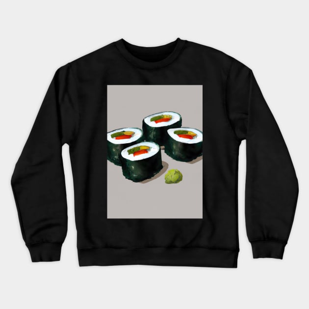 Sushi Rolls Crewneck Sweatshirt by maxcode